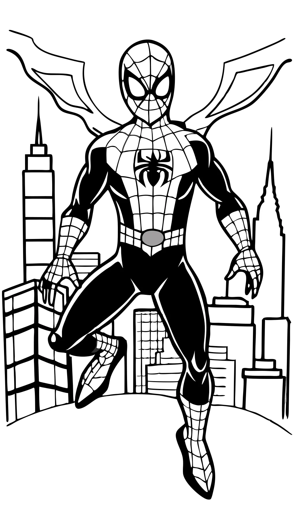 spiderman coloring pages free printable